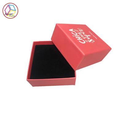 China Red Personalized Jewelry Gift Boxes Drawer Shape Recyclable Feature for sale