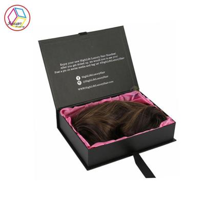 China Luxury Hair Extensions Packaging Box , Virgin Hair Packaging Box for sale