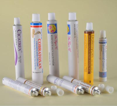 China Pharmaceutical packaging tubes Empty Collapsible aluminum tubes for Medicial Cream, Body Cream, for sale