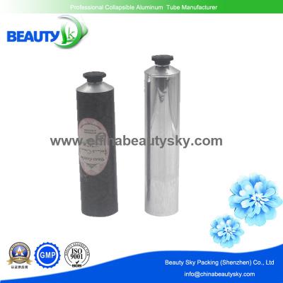 China Colorful Collapsible aluminum Tube for Hand cream with octagon caps or hexagonal caps for sale