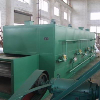 China 400Kg/H Hot Air Drying Oven 316SS DW1.2×10 Conveyor Belt Dryer for sale