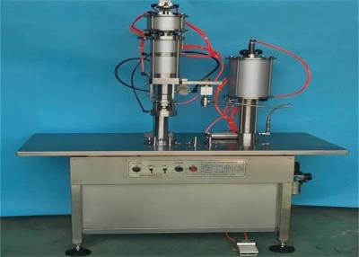 China Industrial Bag On Valve Aerosol Filling Machine 1200-1500 Cans / Hour PLC Controlled for sale