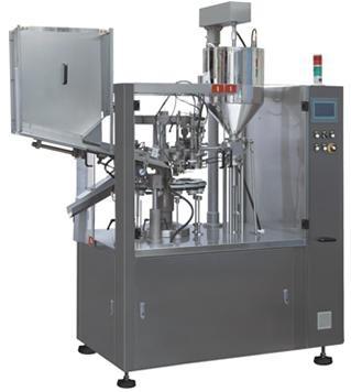 China High Efficiency Aluminum Automatic Tube Filling Sealing Machine 75 Tubes / Min for sale