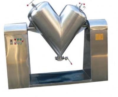 China Stainless Steel V Type Powder Mixer Machine Chemical Dry Powder Mixing Equipment for sale