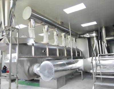 China Secador en lecho fluidificado continuo horizontal del Vibro químico de 304SS 500kg/H en venta