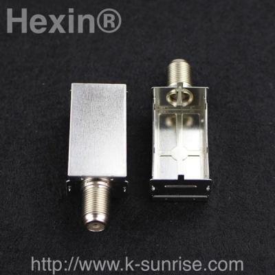 China F coaxial connector with shielding cans for sale