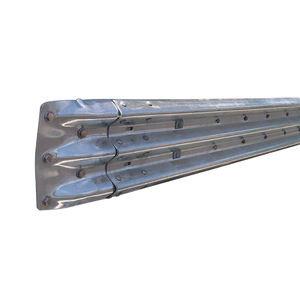 China Corrugated W Beam Highway Guardrail 345 Yield Strength Steel ASTM A123 Zinc Coated for sale