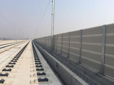 China Weather Resistance Highway Sound Barrier Walls , Motorway Noise Barriers for sale