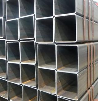 China Hot Dip Galvanized Steel Square Tubing Bared / Oiled / Painting Surface Finish for sale