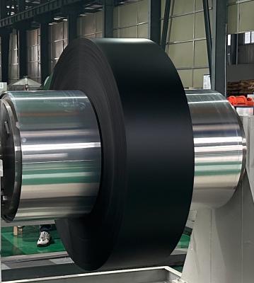 China Aluminum Alloy 3003 H24 Black Colord Aluminum Coil Pre-coated Aluminum Strip Coil 300mm Width 1.00mm Thickness for sale