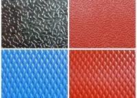 China Embossed aluminum sheet black red used in  exterior building decoration for sale