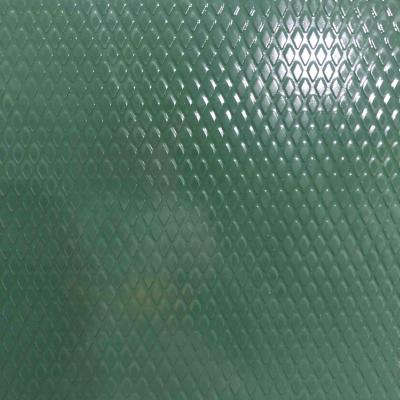 China Placa de color verde de aluminio en relieve de 0,6 mm * 1250 mm utilizada en la industria automotriz en venta