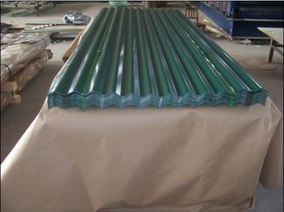 China 18 Gauge x 48 In Alloy 3105 Corrugated Color Pre-painted Aluminum Sheet For Roofing And Wall Cladding Material Making for sale