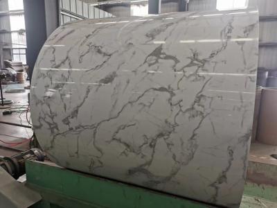 Китай Сплав 3003 Марморное покрытие с образом алюминиевой катушки 26Ga X 48Inch Предварительно окрашенный алюминиевый лист для фасадов зданий продается