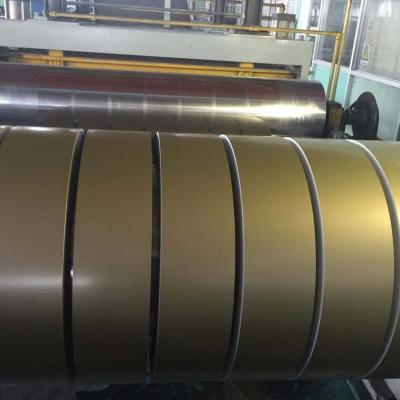 Китай Сплав 3105 0,25*173 мм Противоподробное PE Цветная предварительно окрашенная алюминиевая лента для производства шторы для дверных жалюзи продается