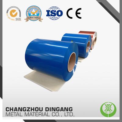 China Farbbeschichtungs-Aluminiumblatt-Rolle für Deckungs-Material 0.1-2.5 Millimeter Stärke zu verkaufen