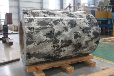 Chine Feuille en aluminium pré peinte de modèle de conception de camouflage pour la décoration de construction de mur à vendre