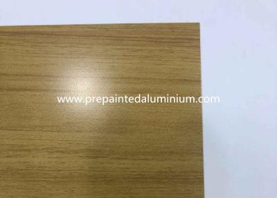 China Alloy 1050 Wood Pvdf Coated Aluminium Sheets Outdoor Wall Decoration for sale