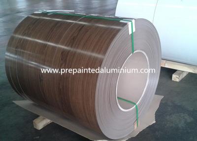 China 1100 H18  Wood Grain Coated Aluminium Extrusion Impact Resistance for sale