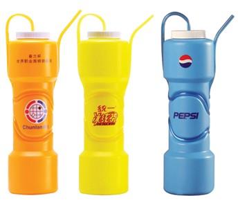 China 950ml PE plastic water bottles for bycicle using/children water bottle/drinking bottle/spo for sale