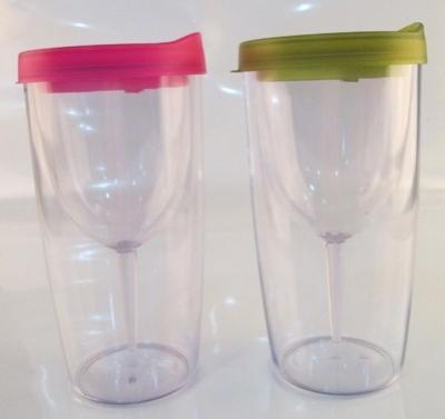 China 250ml BPA free Insulated Wine Tumbler-clear for sale
