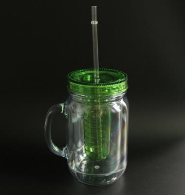 China 600ml double wall infuser mug/double wall tumbler for sale