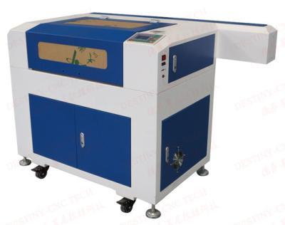 China Acrylic laser engrvaing & cutting DT-6040 60W MINI CO2 laser engraving machine for sale