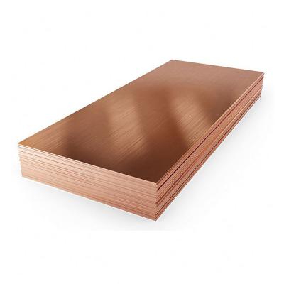 China 99.9% Pure Brass Plates C10200 C10300 C11000 C12000 T1 T2 Red Copper Sheets for sale