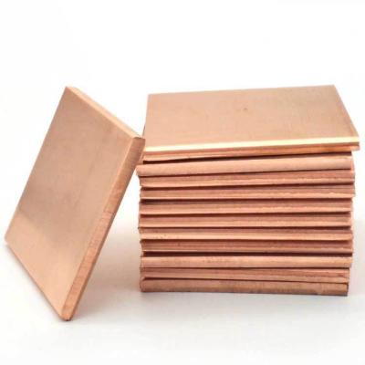China Folha industrial do cobre de 1,5 milímetros, material puro da placa de cobre ASTM C10100 C11000 C12000 à venda