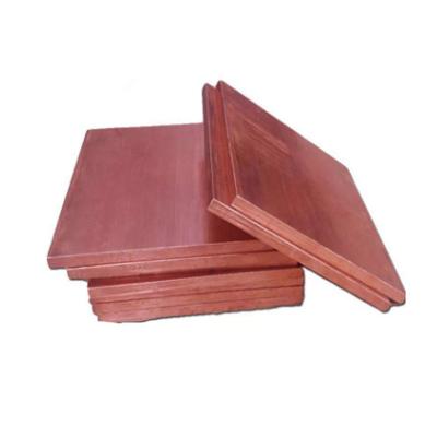 China ASTM Pure Copper Sheet Metal , C10100 C11000 Copper Cathode Plate for sale