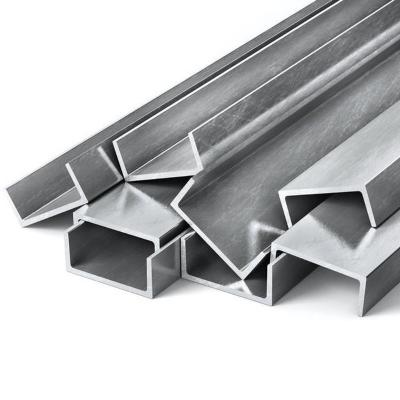 China High Grade Galvanized Steel Profiles Channel  S235JR Q235B Material for sale