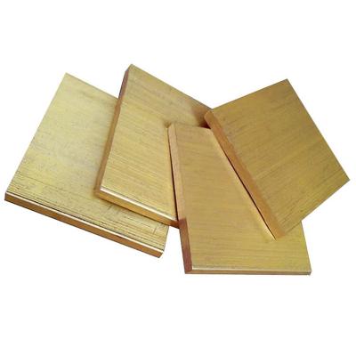 China Hoja de cobre amarillo de la hoja de cobre pura de alta calidad de la placa de cobre C2600 C2800 CuZn37 en venta