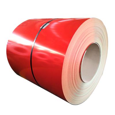 China PPGI Prepainted Color Coated Coil GI Zinc Coated Cold Rolled Galvanized Steel 600mm Te koop