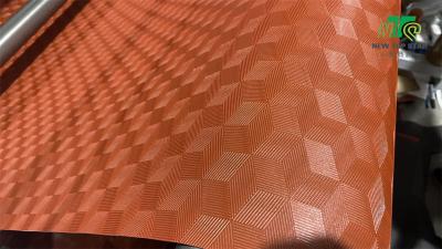 Chine Le plancher orange de planche de vinyle de gaufre était à la base de 1.5mm EVA Pattern Customized à vendre