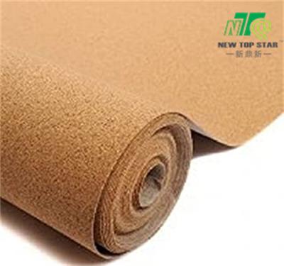 China Customized ECF Cork Foam Underlayment Waterproof With Silver Foil Vapor Barrier for sale