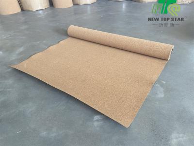 China Eco Friendly 3mm Cork Underlayment Roll For Solid Hardwood Floors And Floating Floors for sale