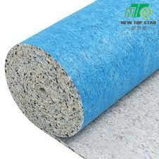 China PU 10mm Foam Carpet Underlay Soft Carpet Padding With Non Woven Film for sale