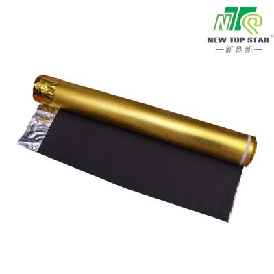 China Gold High Density Laminate Flooring Underlayment , EVA Acoustic Sound Underlay Padding for sale