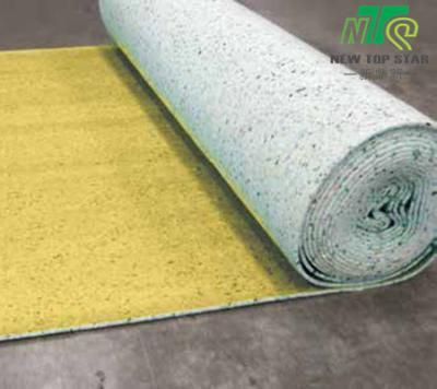 China SGS 10mm PU Carpet Felt Underlay 110kg/M3 For Good Base Level Protection for sale