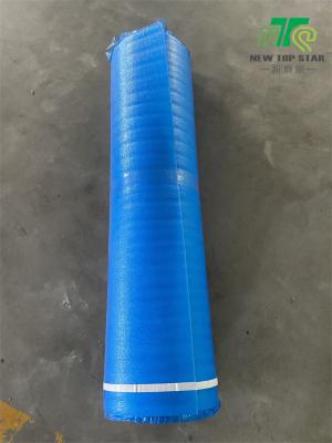 China 2mm Blue Hardwood Flooring Underlayment 20KG/M3 EPE With 0.02mm PE Film Overlap for sale