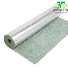 China Waterproof Acoustic Floor Underlayment 920KGS/m3 3mm Rubber Underlay For Laminate Flooring for sale