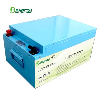 China 200AH 100ah Batería de iones de litio de 48 voltios para carrito de golf IEC62133 en venta