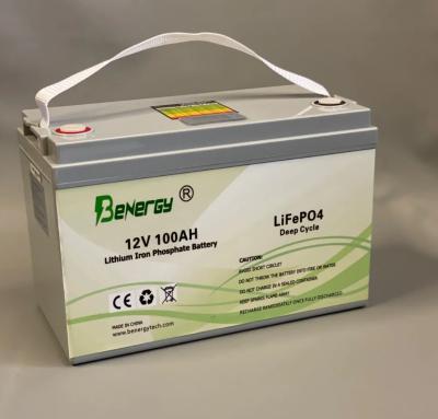 Chine Batterie rechargeable en plastique Lifepo4 12V 100AH ​​EV Batteries à vendre