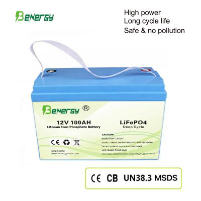 China 12V 100Ah Deep Cycle LiFePO4-Akku – Ersatz für Bleisäure, ideal für die Stromversorgung im Freien, Bluetooth-Lautsprechersysteme und netzunabhängige Anwendungen zu verkaufen