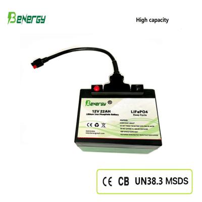 China 12V 22Ah LiFePO4 Golfkarrenbatterie zu verkaufen