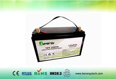 China Deep Cycle RV LiFePO4 Battery IP65 12V 120AH Lithium Batteries For Caravans for sale