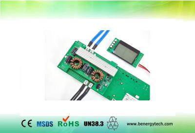 China LCD 16S BMS Bluetooth Circuit Board RS485 For LiFePO4 Battery Pack for sale
