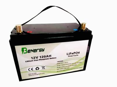 China 120Ah 12V Lithium Battery Pack IP65 Lithium Iron Phosphate Pack 150A for sale