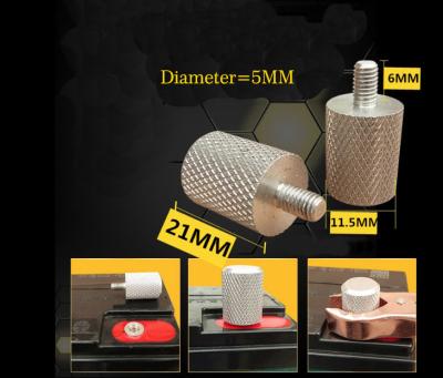 China Perno prisionero terminal de la batería de la compresión de M5 11.5m m para fijar el cobre del adaptador en venta