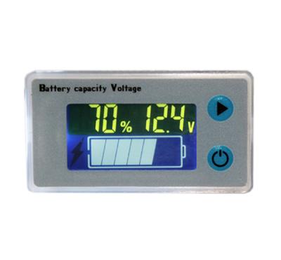 China DC 100V Car Lithium Ion Battery Level Indicator 5mA With Color Screen for sale